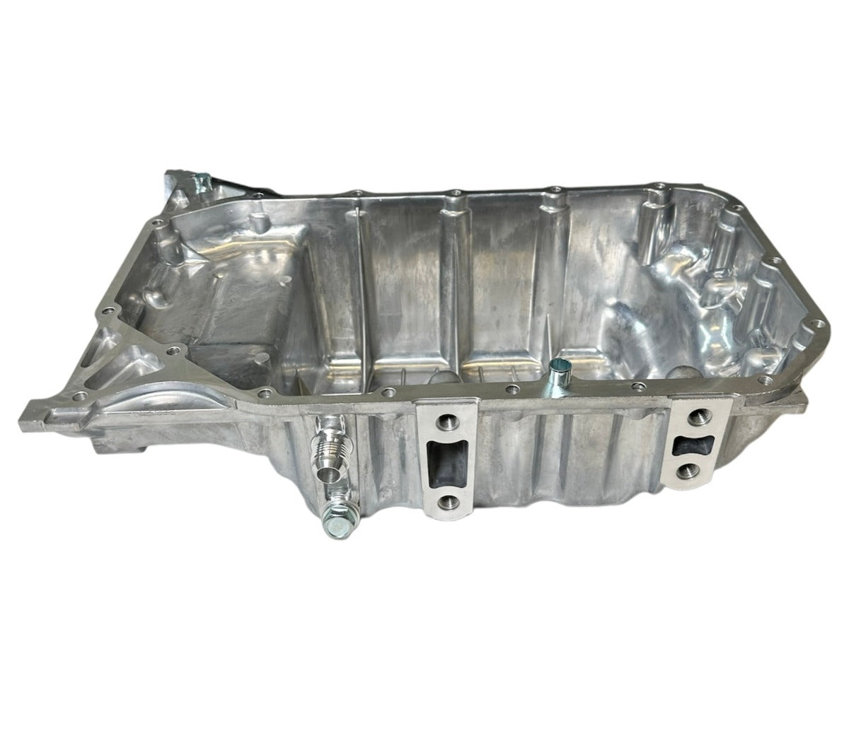 PLM Oil Pan with 10AN Oil Return Drain Fitting - Honda K20Z3 Civic Si FG