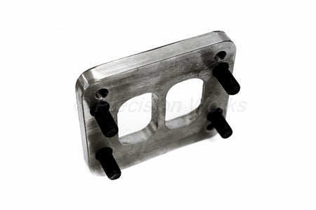 Precision Works T3 to T4 Divided Turbo Flange Adapter