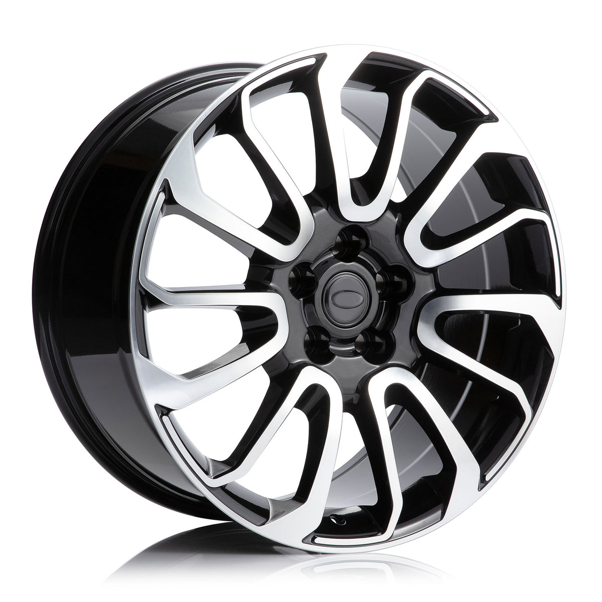 RS BLACK MACHINED FACE 20x9.5 5x120 Wheels - LS2-20BMF