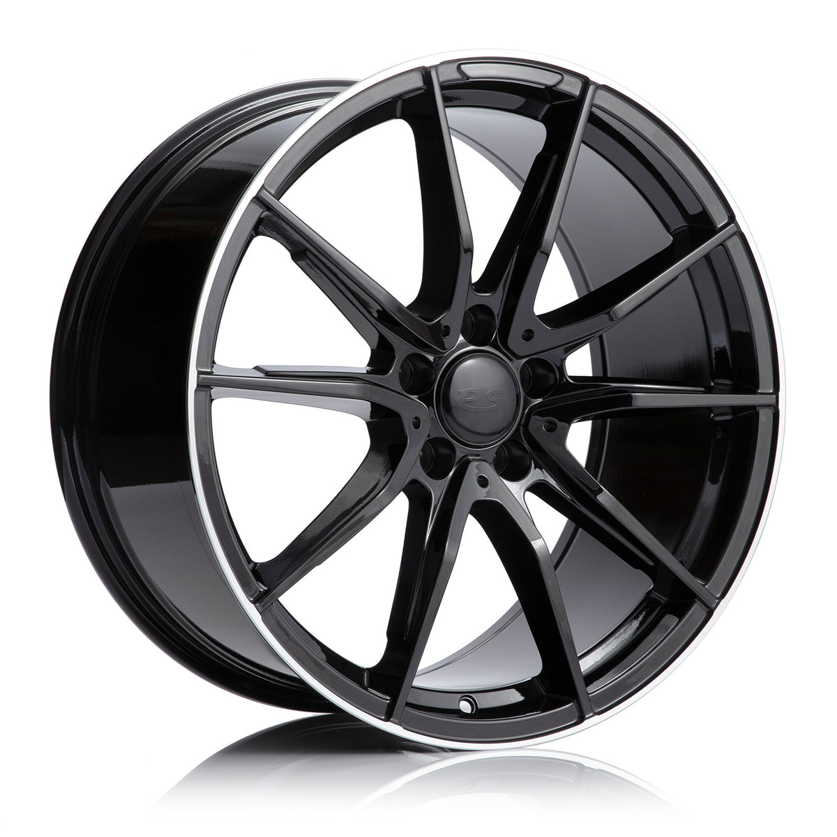 RS BLACK MACHINED LIP 19x8.0 5x112 Wheels - STAR8-9-6635A
