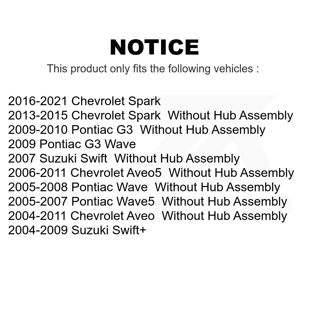 Rear Brake Drum 8-9781 For Chevrolet Aveo Spark Aveo5 Pontiac G3 Suzuki Wave Swift Wave5 Swift+