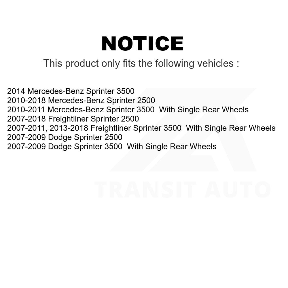 Rear Ceramic Disc Brake Pads CMX-D1317A For Sprinter 2500 Mercedes-Benz Freightliner Dodge 3500