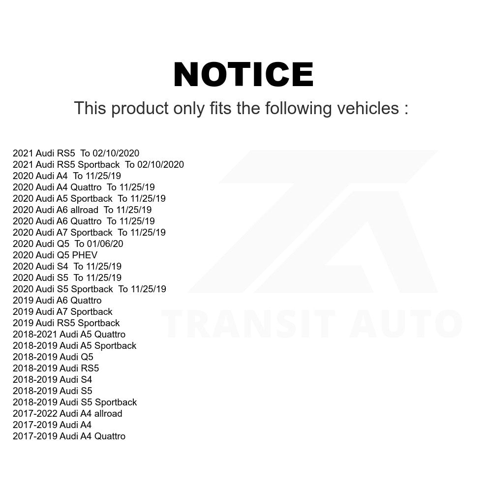 Rear Ceramic Disc Brake Pads CMX-D1898 For Audi Q5 A4 A5 Quattro A6 S5 S4 Sportback allroad RS5 PHEV A7