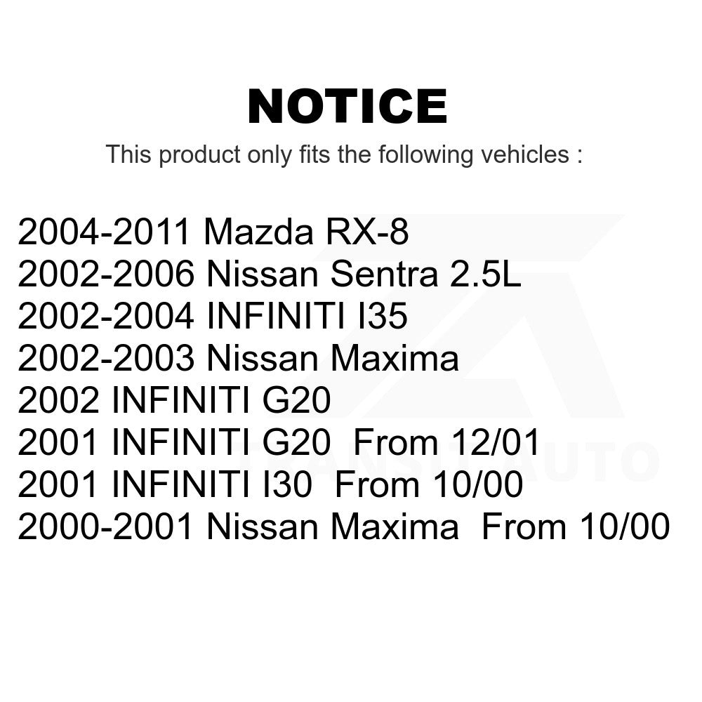 Rear Ceramic Disc Brake Pads CMX-D900 For Nissan Sentra Maxima INFINITI Mazda RX-8 I35 I30 G20