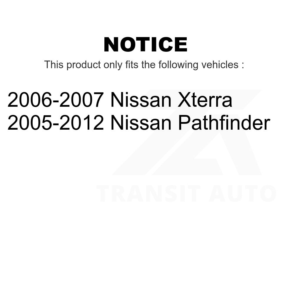 Rear Ceramic Disc Brake Pads TEC-1101 For Nissan Pathfinder Xterra