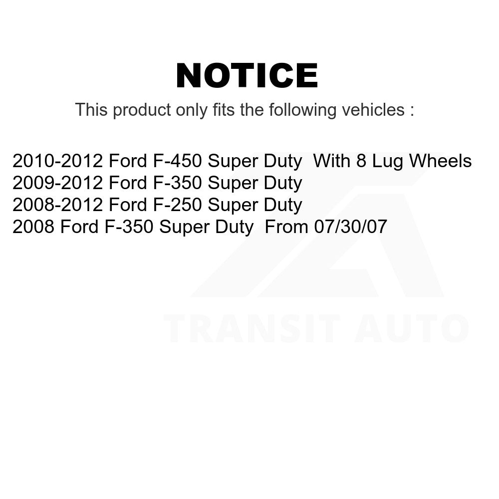 Rear Ceramic Disc Brake Pads TEC-1334 For Ford F-250 Super Duty F-350 F-450
