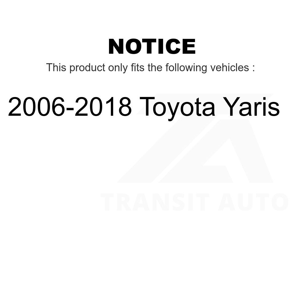 Rear Coated Brake Drum GCR-9780 For 2006-2018 Toyota Yaris