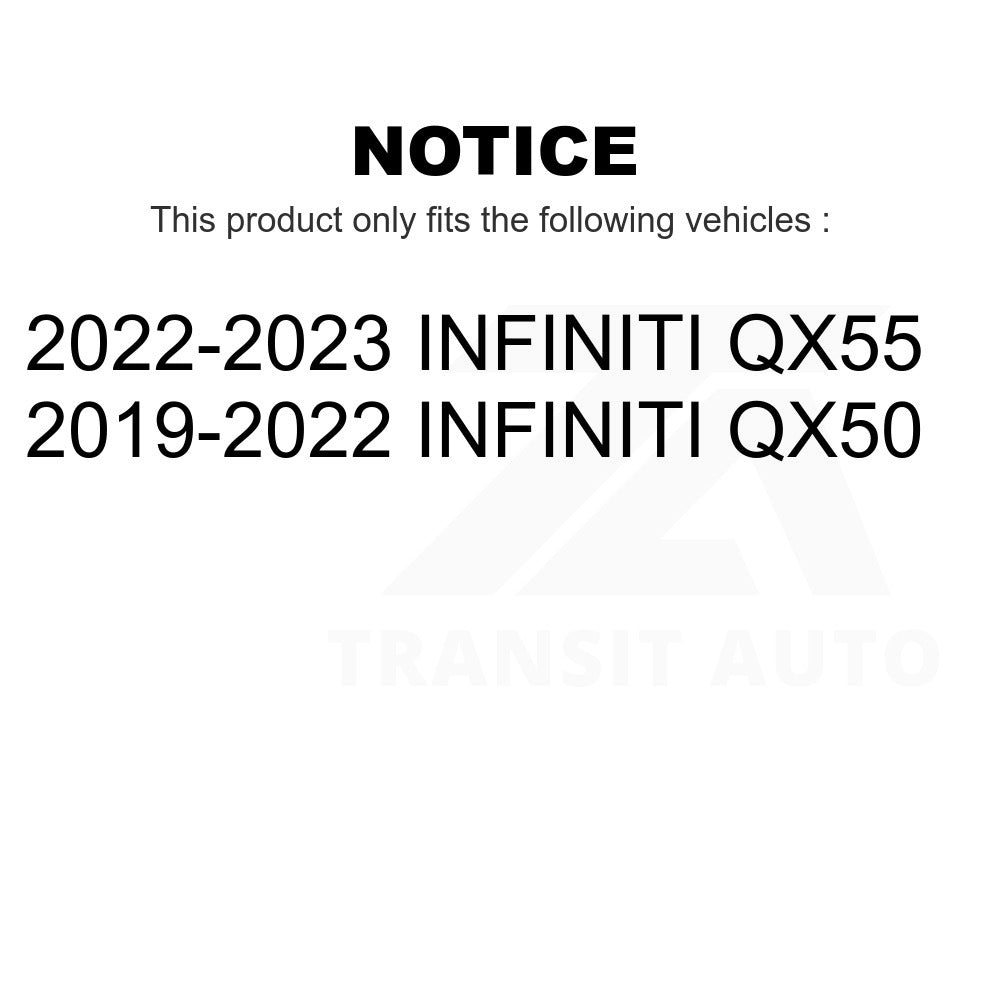 Rear Disc Brake Rotor 8-982436 For INFINITI QX50 QX55