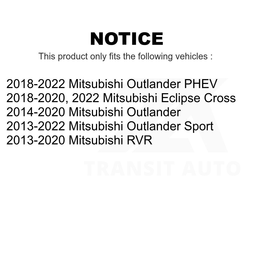 Rear Disc Brake Rotor DS1-981056 For Mitsubishi Outlander Sport Eclipse Cross PHEV RVR