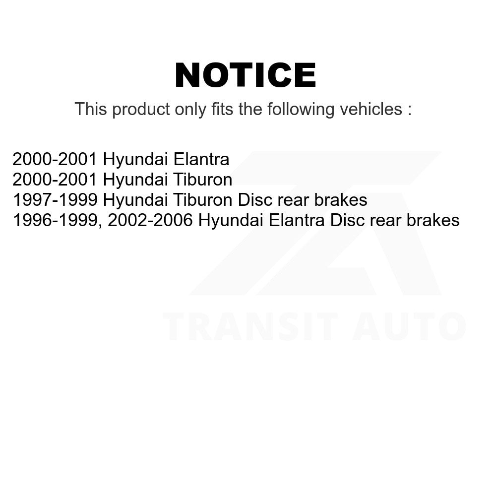 Rear Disc Brake Rotor GCR-96617 For Hyundai Elantra Tiburon