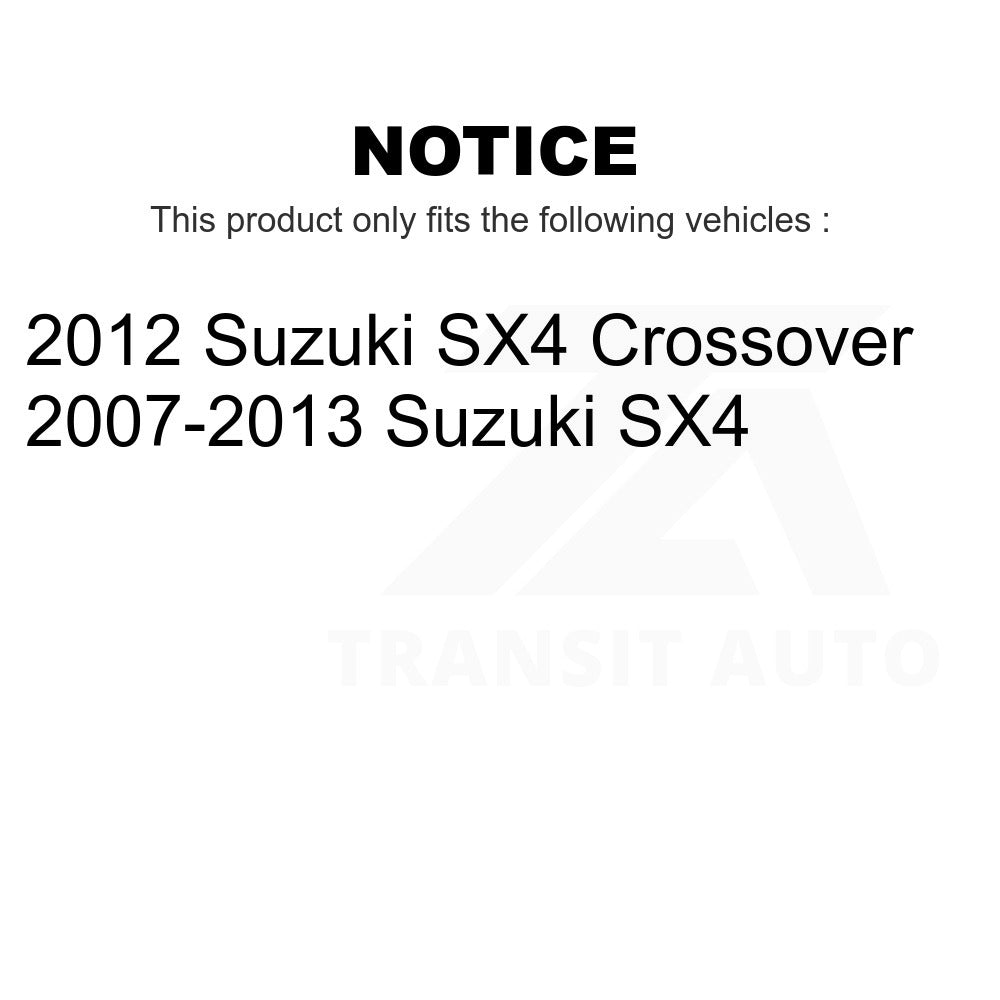 Rear Disc Brake Rotor GCR-980610 For Suzuki SX4 Crossover