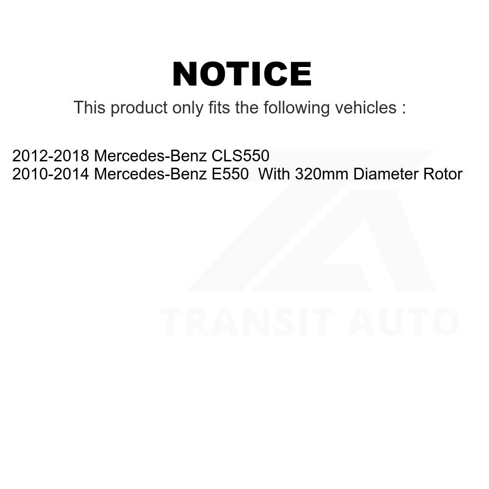 Rear Disc Brake Rotor GCR-980819 For Mercedes-Benz CLS550 E550