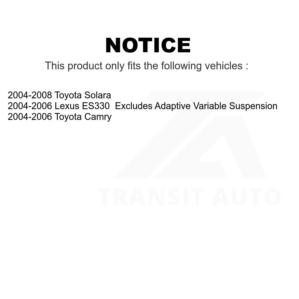 Rear Left Suspension Strut Coil Spring Assembly 78A-15351 For Toyota Camry Solara Lexus ES330