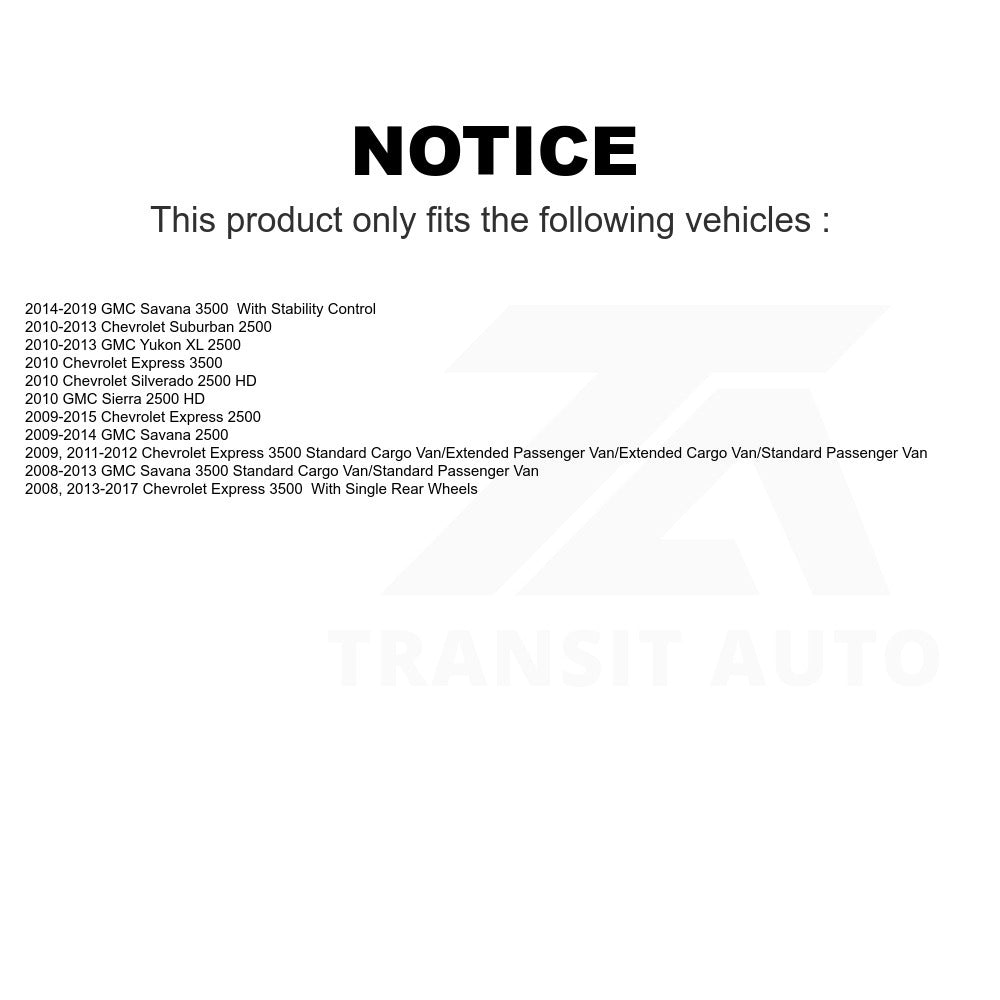 Rear Parking Brake Shoe NB-962B For Chevrolet Express 3500 GMC 2500 Savana Silverado HD Sierra Suburban Yukon XL