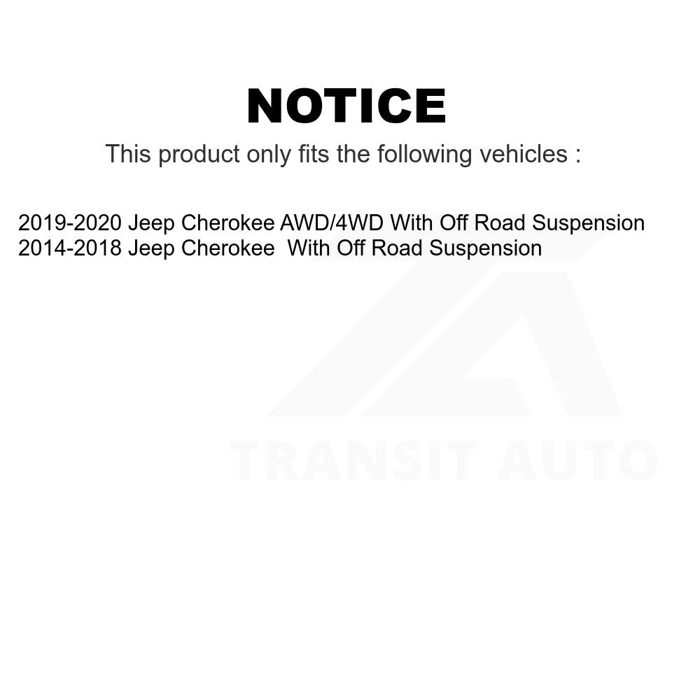 Rear Right Suspension Stabilizer Bar Link Kit TOR-K750712 For Jeep Cherokee With Off Road