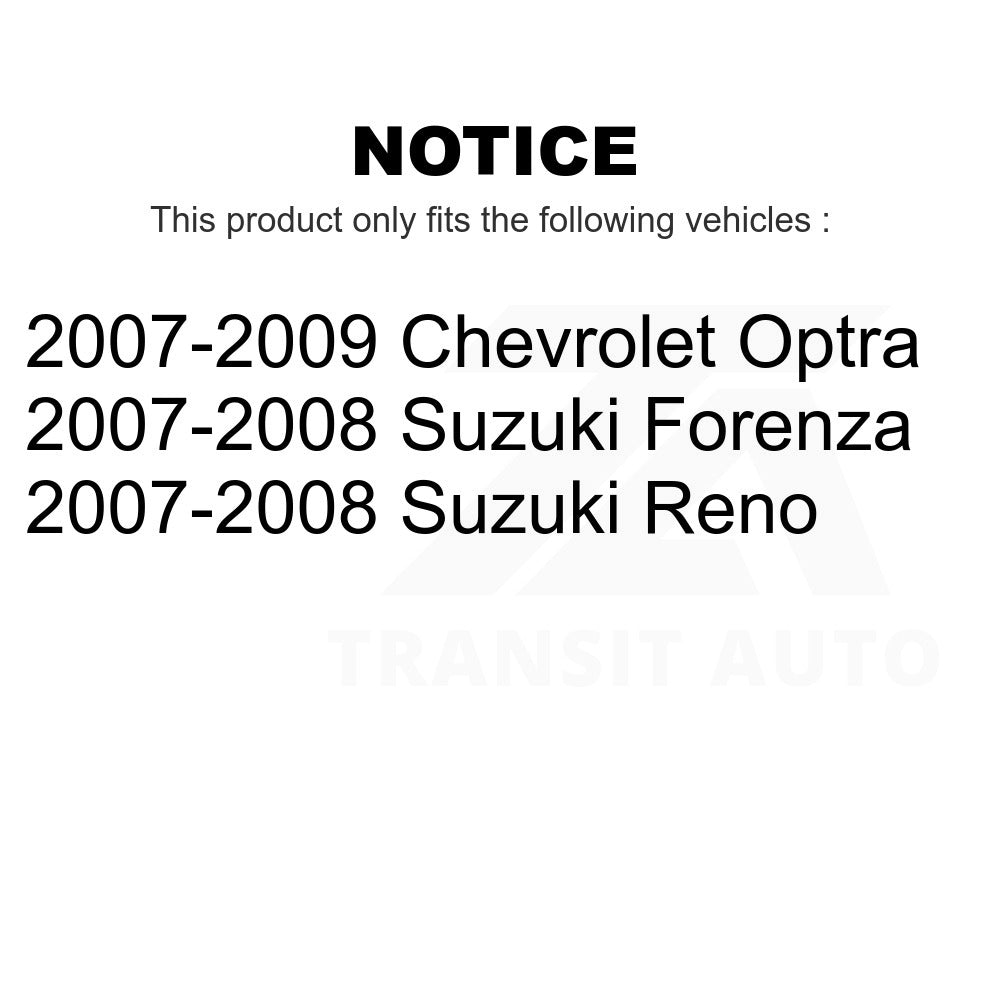 Rear Semi-Metallic Disc Brake Pads PPF-D1315 For Suzuki Forenza Reno Chevrolet Optra