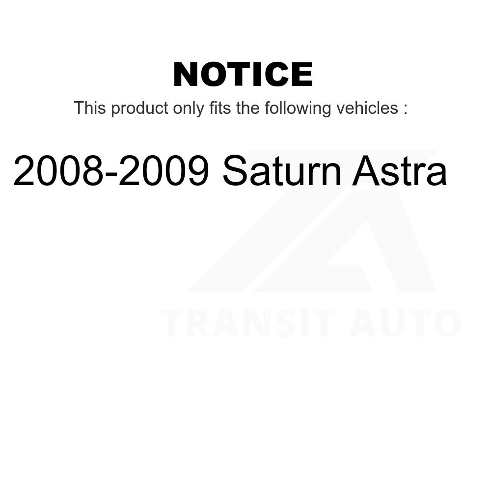 Rear Semi-Metallic Disc Brake Pads PPF-D1362 For 2008-2009 Saturn Astra
