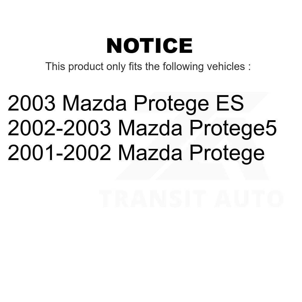 Rear Semi-Metallic Disc Brake Pads SIM-892 For Mazda Protege Protege5