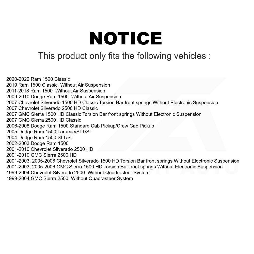 Rear Shock Absorber 78-37164 For Ram 1500 Dodge Chevrolet Silverado 2500 HD GMC Sierra Classic