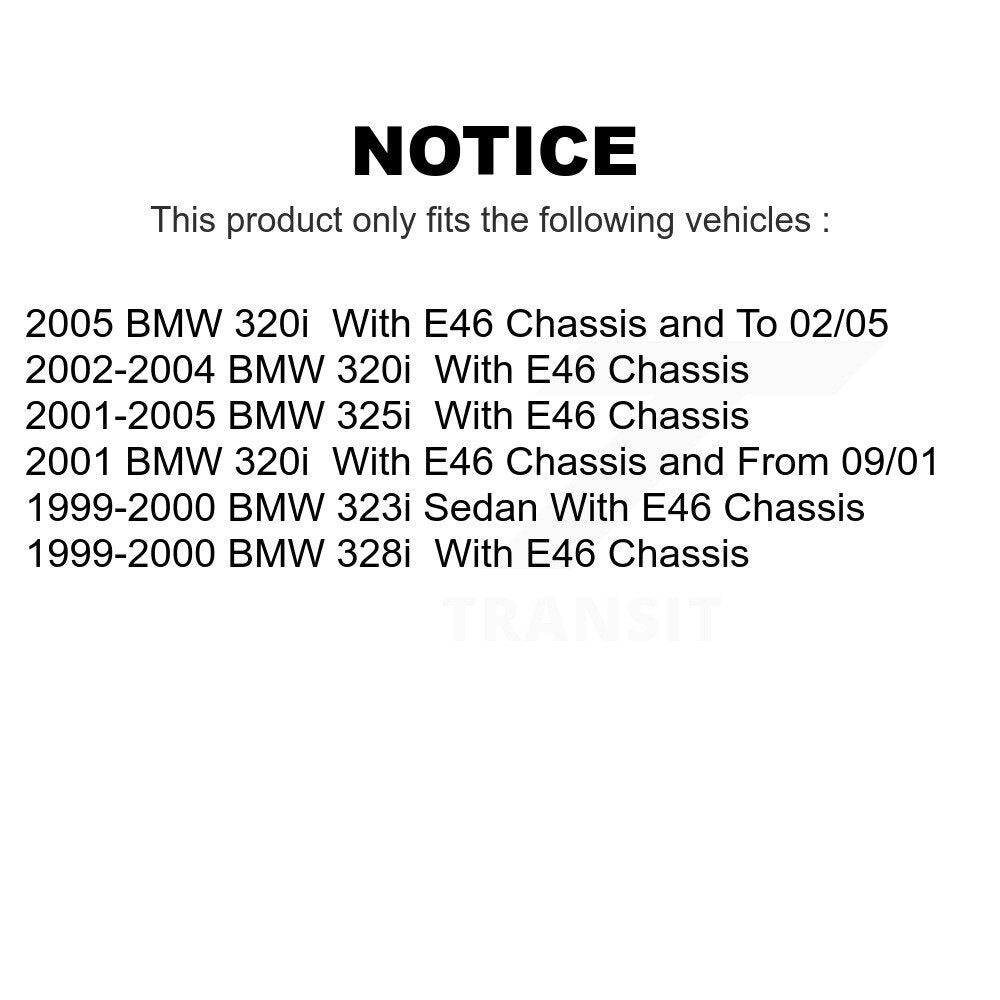 Rear Suspension Shock Absorber Pair For BMW 325i 323i 328i 320i K78-100350