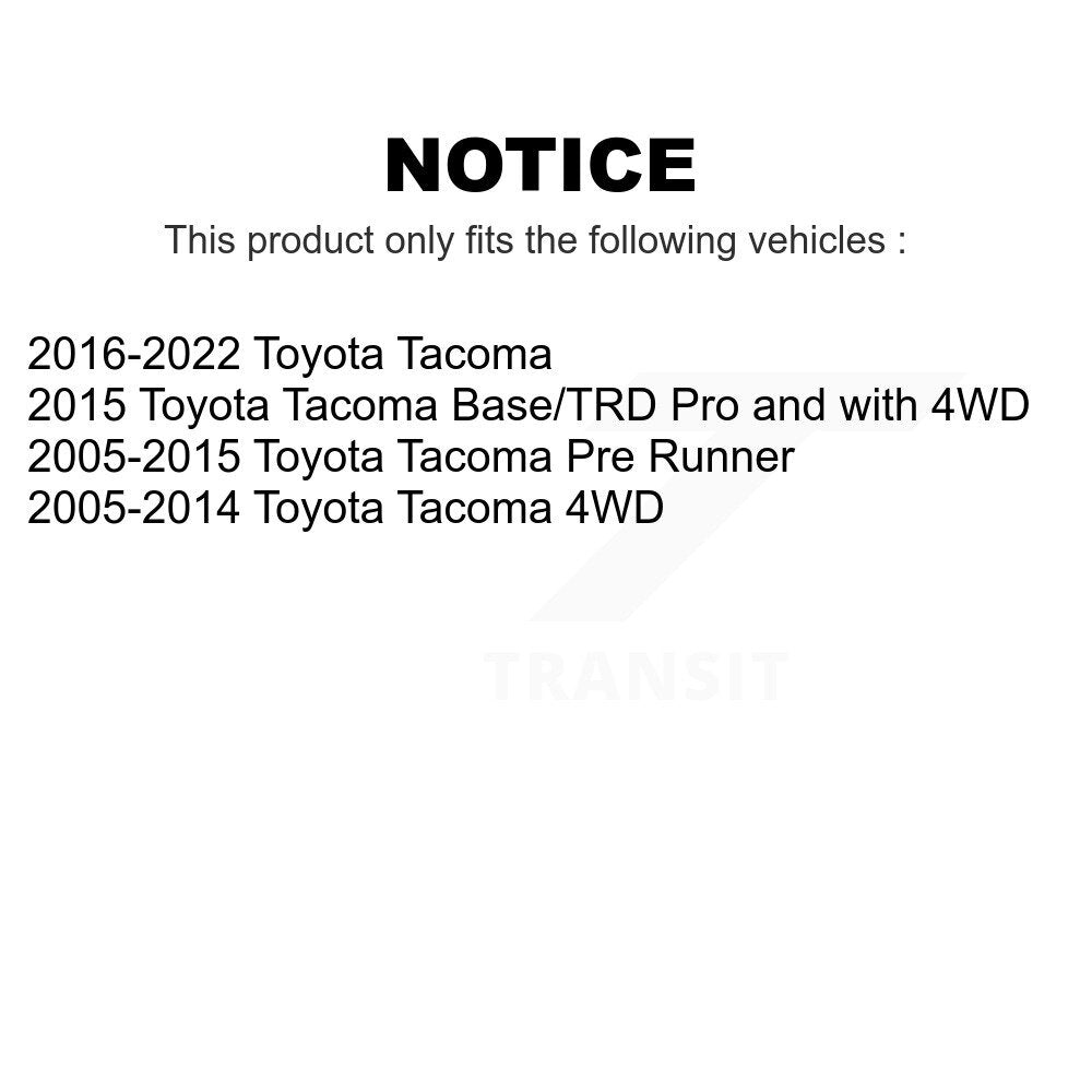 Rear Suspension Shock Absorber Pair For Toyota Tacoma K78-100293