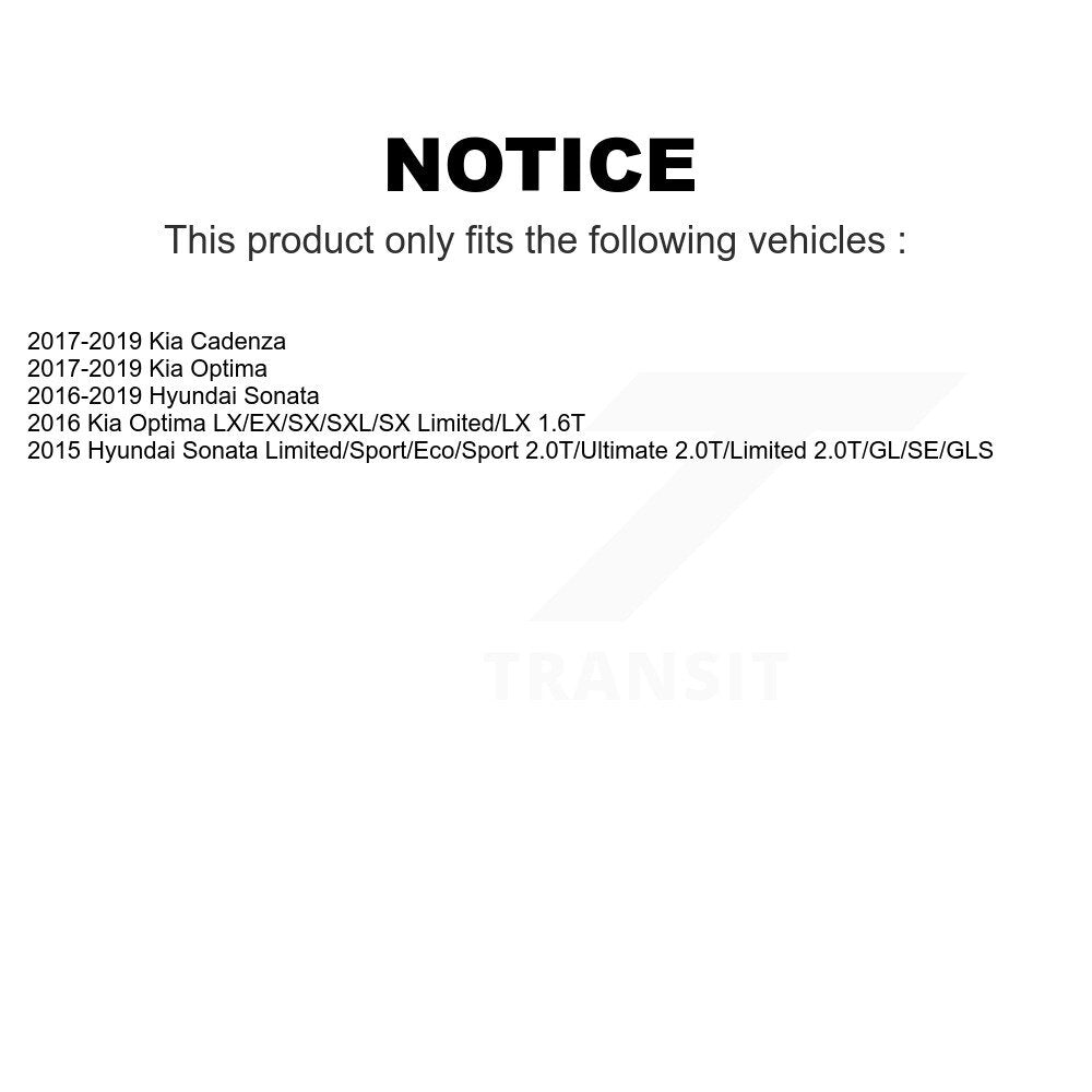 Rear Suspension Stabilizer Bar Link Kit For Hyundai Sonata Kia Optima Cadenza KTR-101082