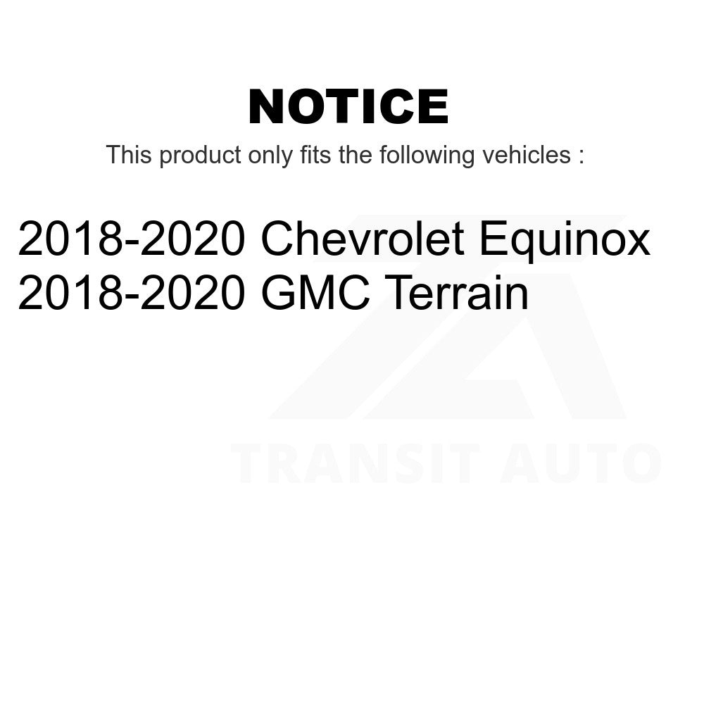 Rear Suspension Stabilizer Bar Link Kit TOR-K750939 For 2018-2020 Chevrolet Equinox GMC Terrain