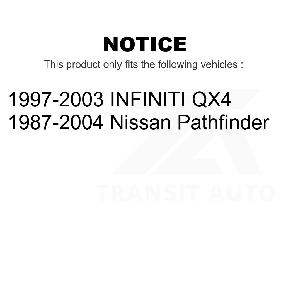 Rear Suspension Stabilizer Bar Link Kit TOR-K80435 For Nissan Pathfinder INFINITI QX4