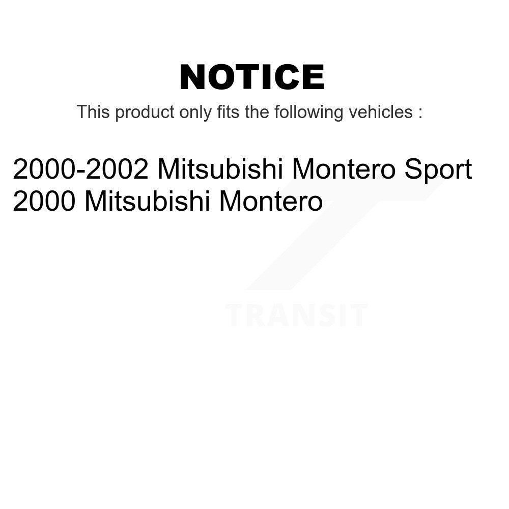 Rear Suspension Stabilizer Bar Link Pair For Mitsubishi Montero Sport KTR-101039