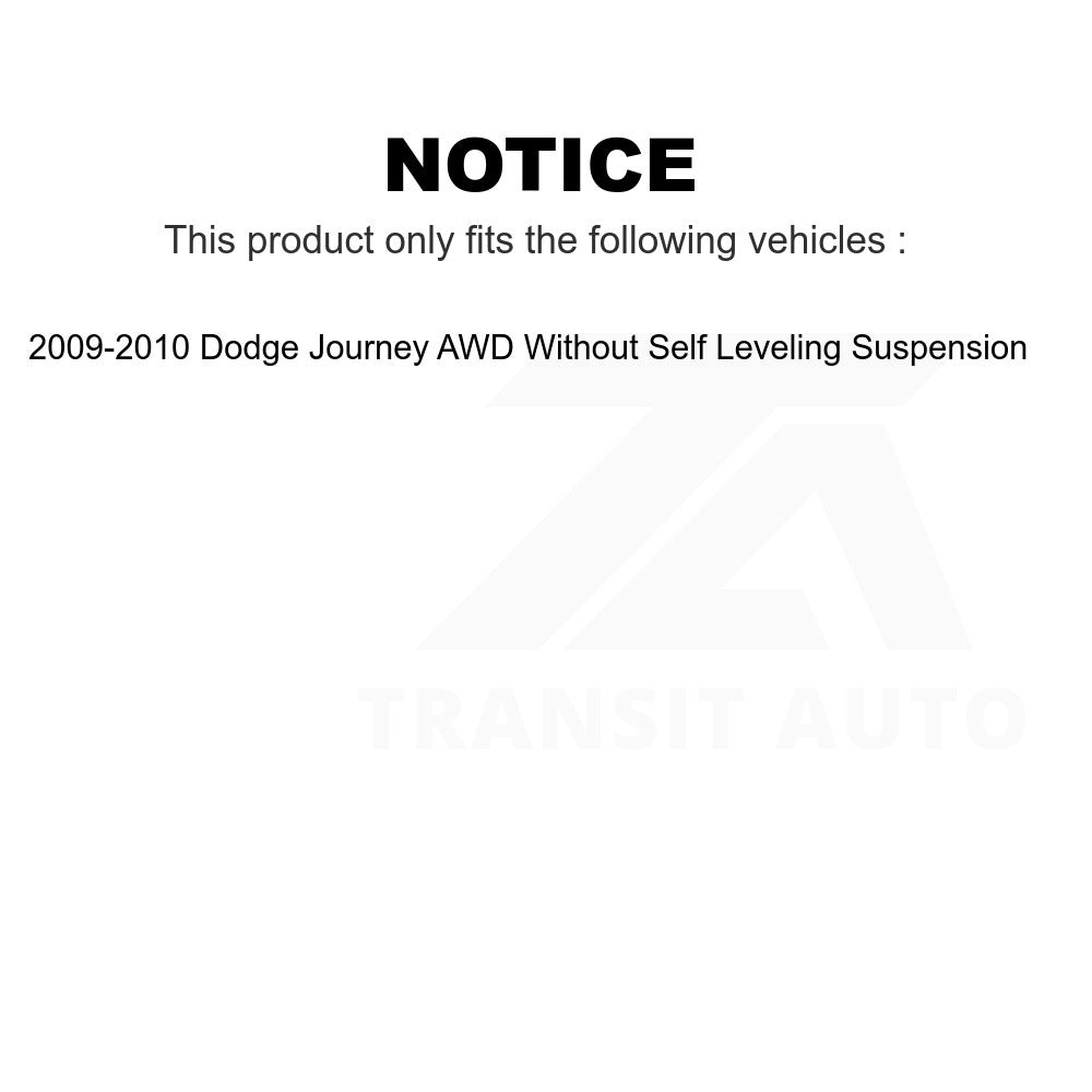 Rear Suspension Strut 78-72895 For 2009-2010 Dodge Journey AWD Without Self Leveling