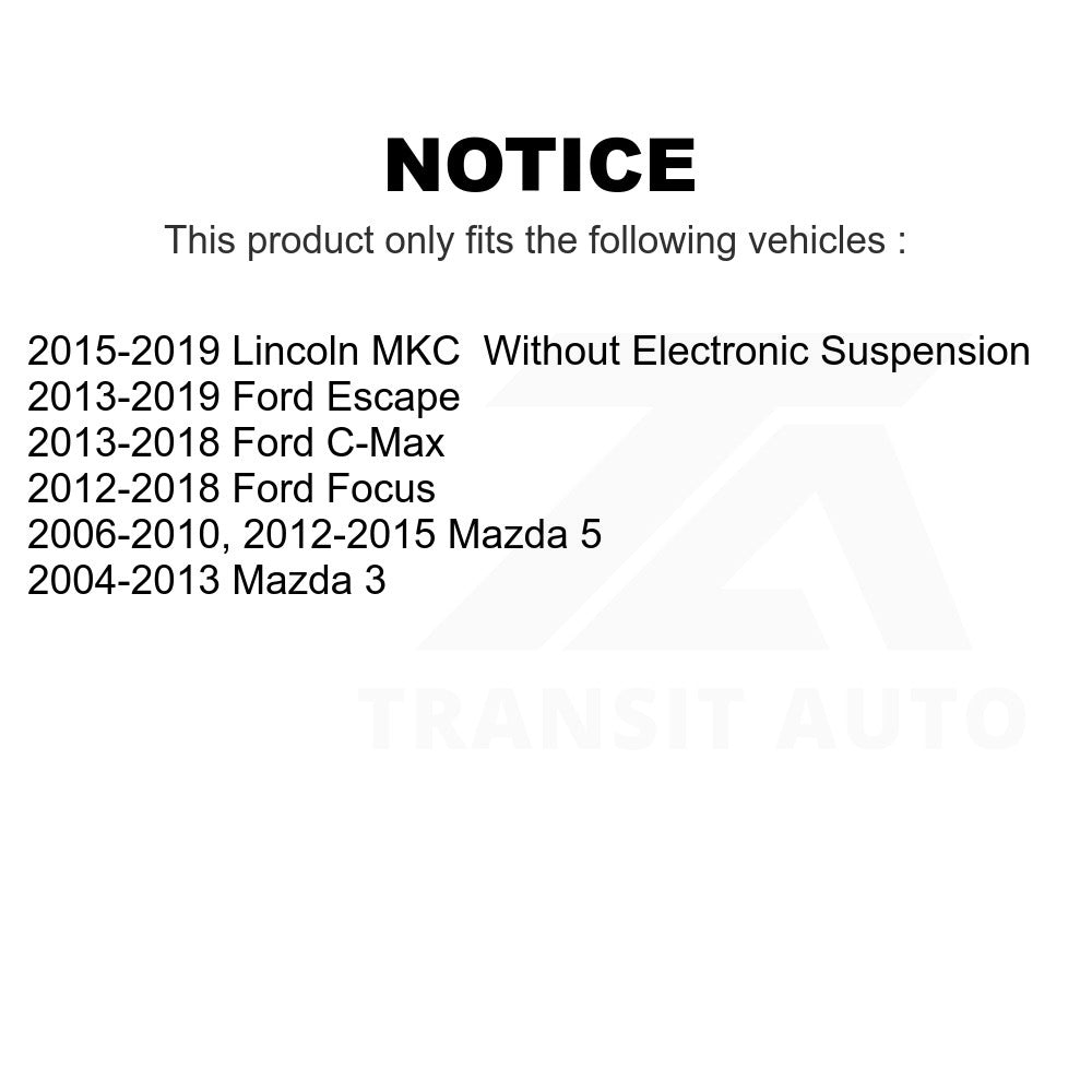 Rear Suspension Strut Hardware Kit 73-906981 For Ford Escape Focus Mazda 3 Lincoln MKC 5 C-Max