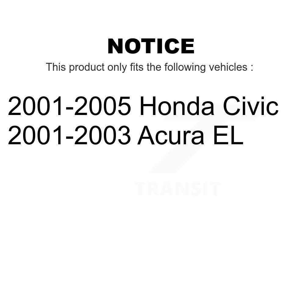 Rear Suspension Strut Pair For Honda Civic Acura EL K78-100717