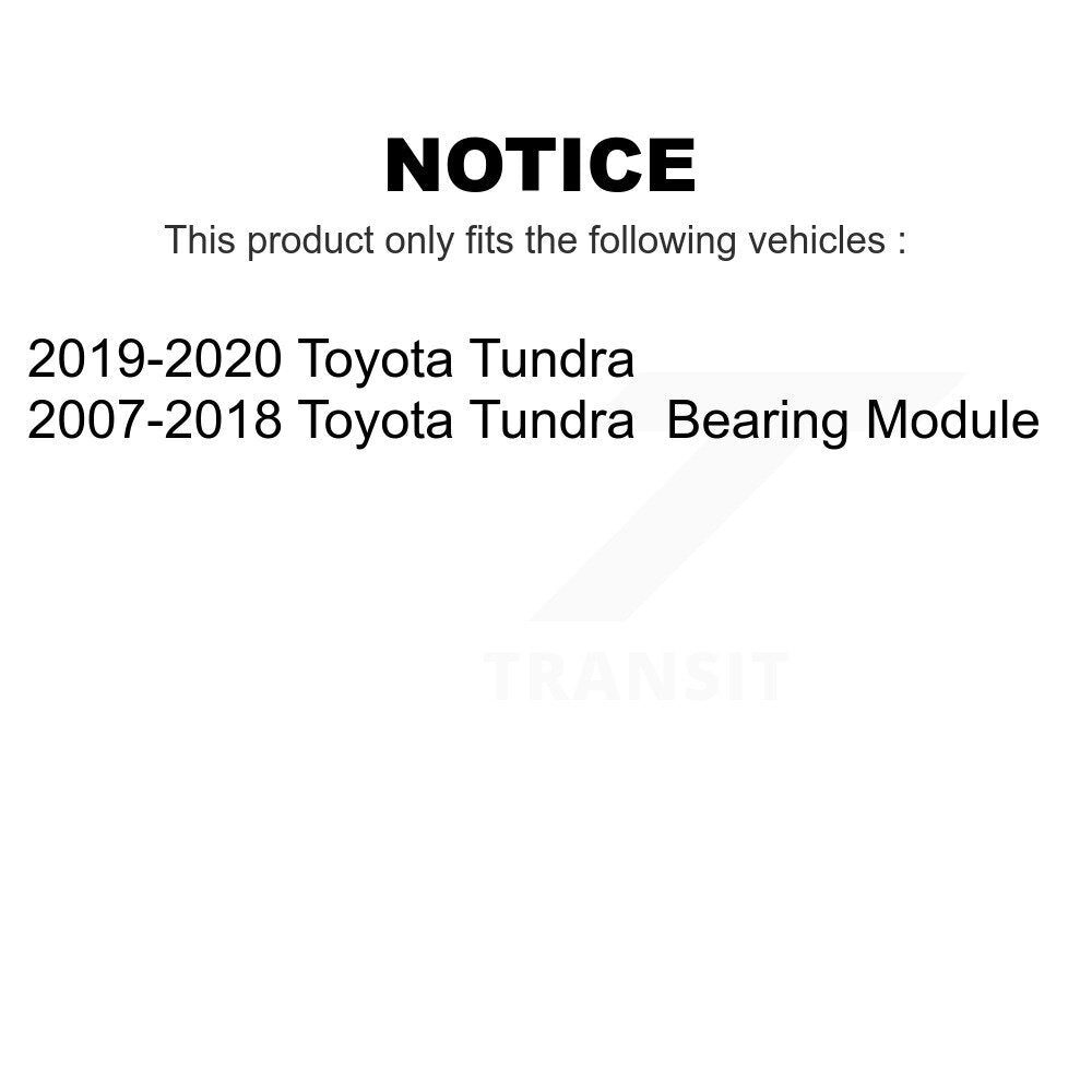 Rear Wheel Bearing Assembly Kit For Toyota Tundra K70-100457