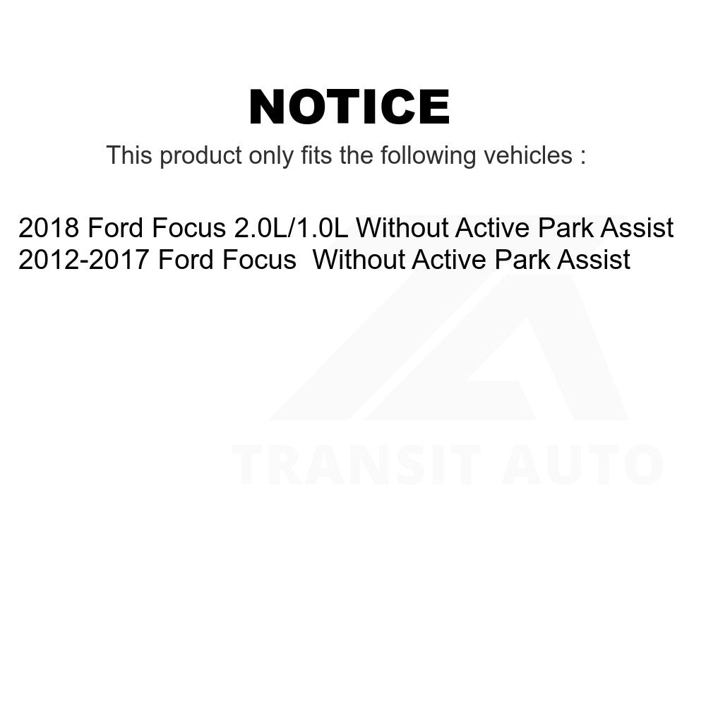 Rear Wheel Bearing Hub Assembly 70-512466 For Ford Focus Without Active Park Assist