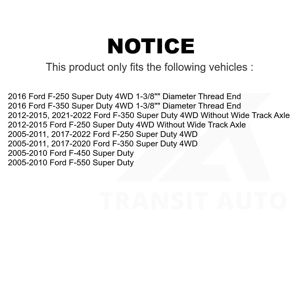 Right Outer Steering Tie Rod End 72-ES80755 For Ford F-250 Super Duty F-350 F-450 F-550