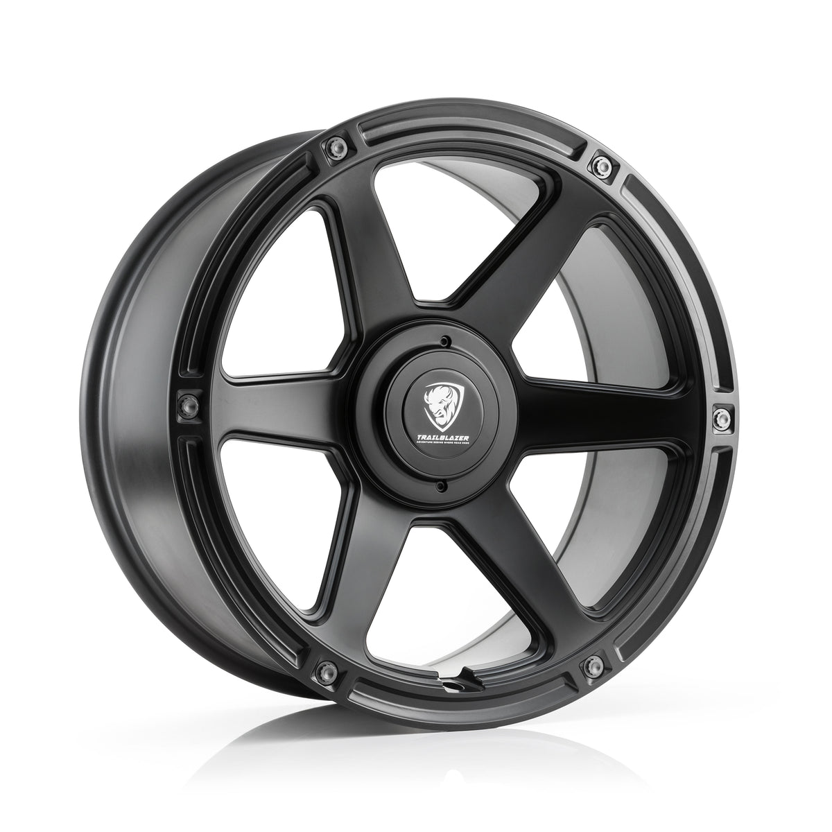 TRAIL BLAZER MATTE BLACK W/ CHARCOAL HARDWARE 20x9.0 6X120 Wheels - TB01-0204BC