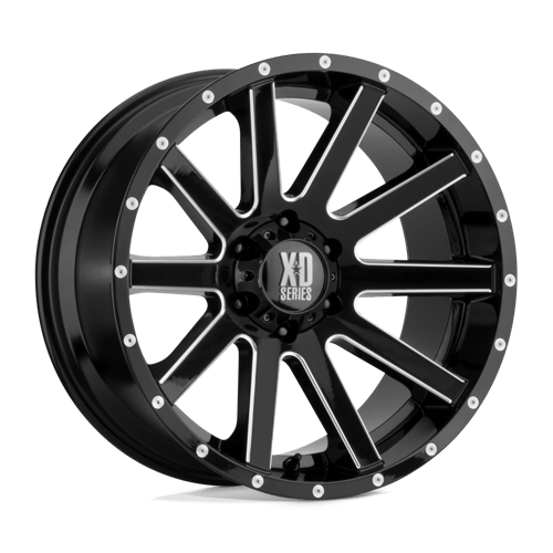 XD XD818 17X9 6X5.5 S-BLK MILL SP 30MM - SATIN BLACK MILLED