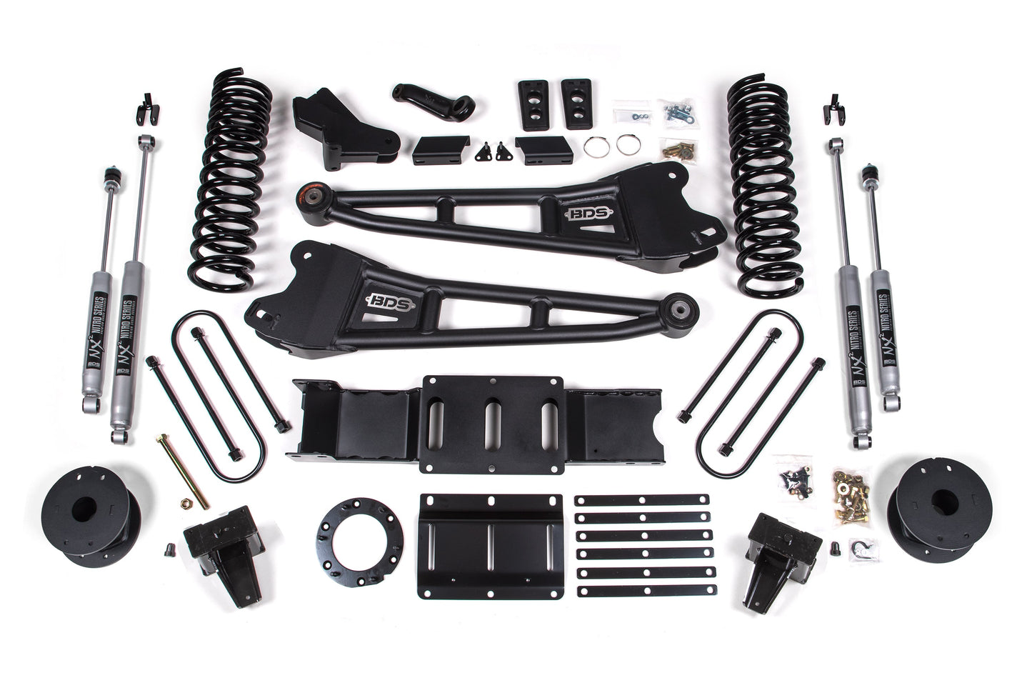 5.5 Inch Lift Kit w/ Radius Arm | Ram 3500 w/ Rear Air Ride (19-24) 4WD | Gas
