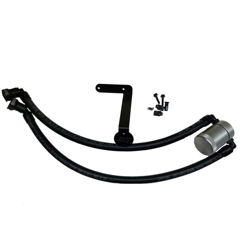J&L 2011-2025 Ford F-150 2.7L/3.5L/5.0L Passenger Side Oil Separator 3.0 - Clear Anodized