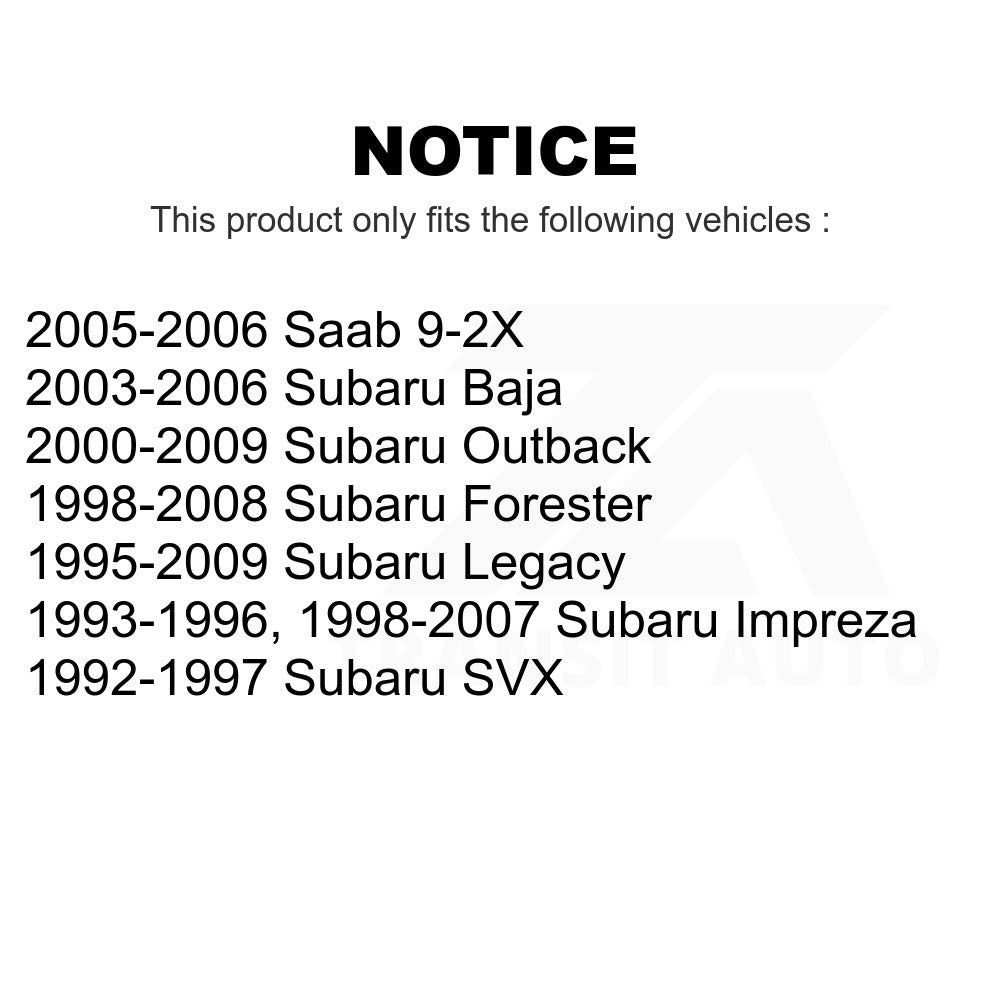 Parking Brake Hardware Kit 13-H17389 For Subaru Outback Forester Legacy Impreza Baja Saab 9-2X SVX