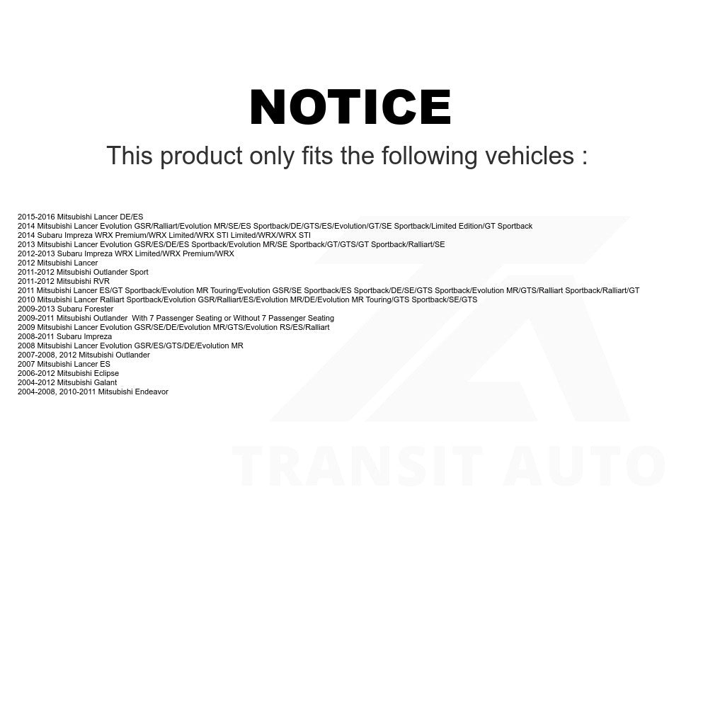 Parking Brake Hardware Kit 13-H17392 For Subaru Mitsubishi Impreza Forester Lancer Galant Eclipse Endeavor Outlander Sport RVR