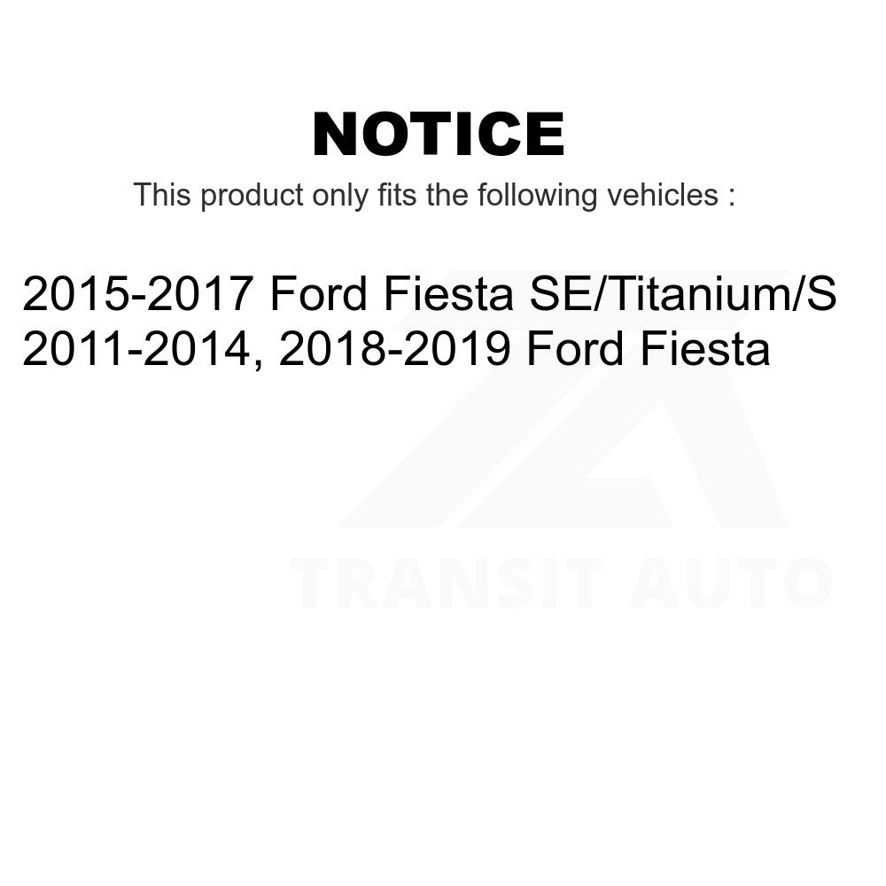 Rear Drum Brake Hardware Kit 13-H17459 For Ford Fiesta