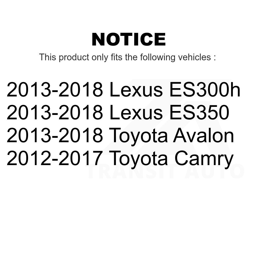 Parking Brake Hardware Kit 13-H17468 For Toyota Camry Lexus ES350 Avalon ES300h