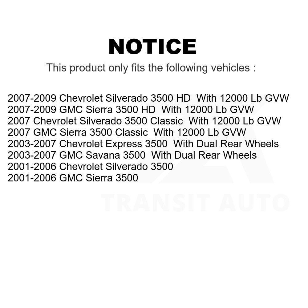 Parking Brake Hardware Kit 13-H7330 For Chevrolet Express 3500 Silverado GMC Savana HD Sierra Classic