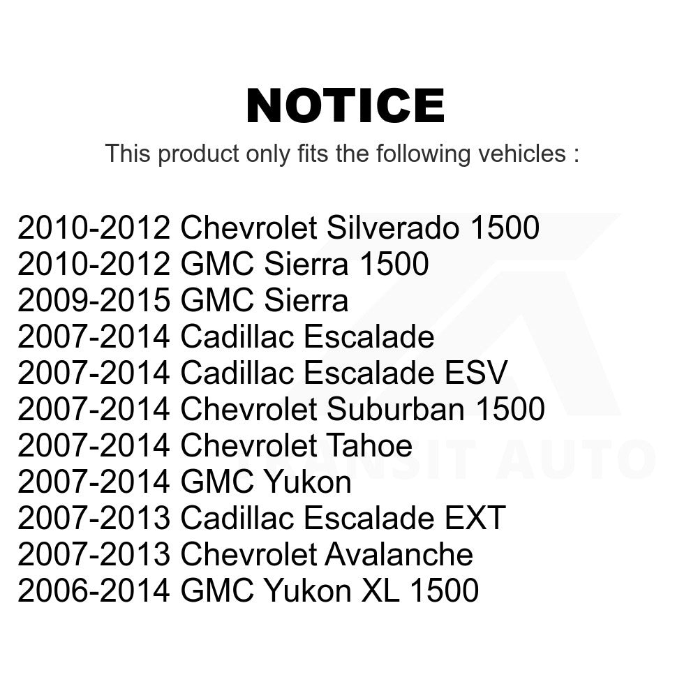 Parking Brake Hardware Kit 13-H7339 For Chevrolet GMC Silverado 1500 Tahoe Suburban Sierra Yukon XL Cadillac Avalanche Escalade ESV EXT