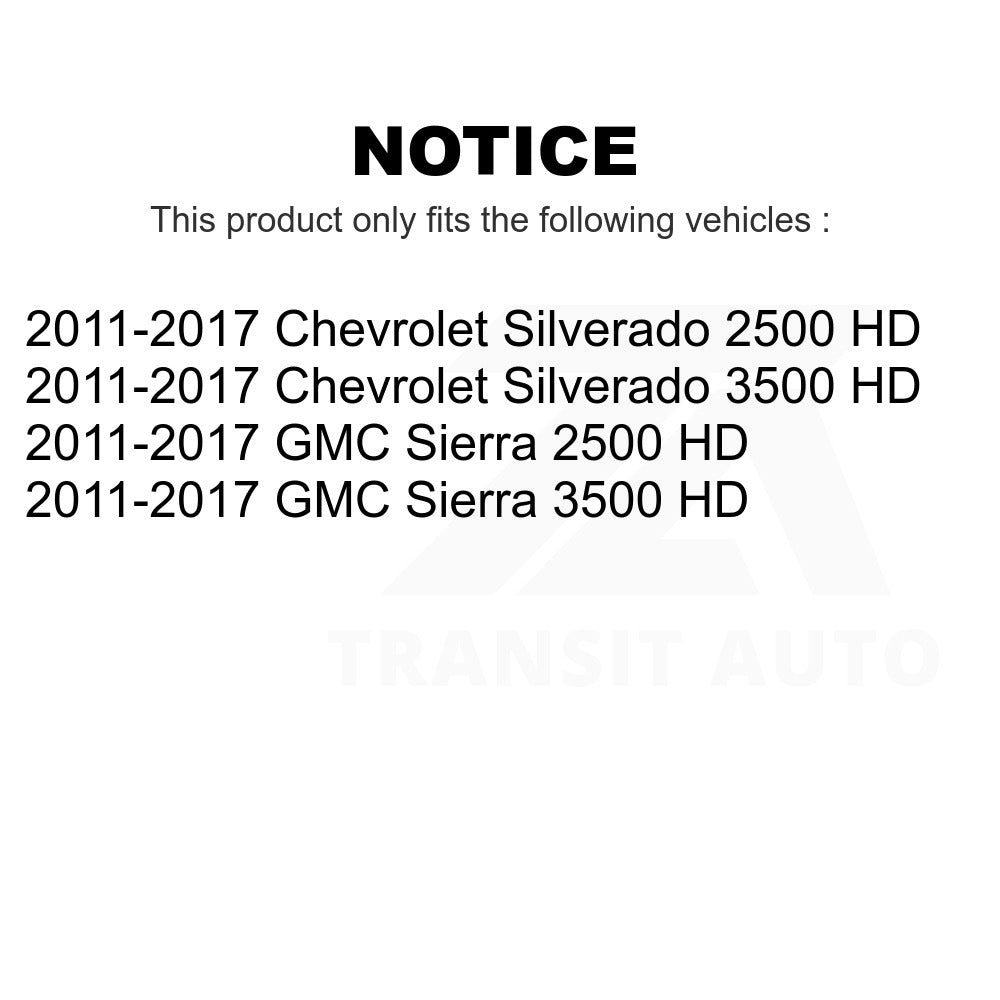 Parking Brake Hardware Kit 13-H7368 For 2011-2017 Chevrolet Silverado 2500 HD GMC Sierra 3500