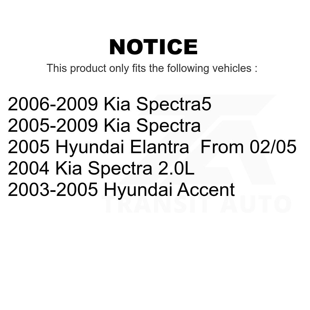 Rear Drum Brake Wheel Cylinder 14-WC370144 For Kia Spectra Hyundai Elantra Accent Spectra5
