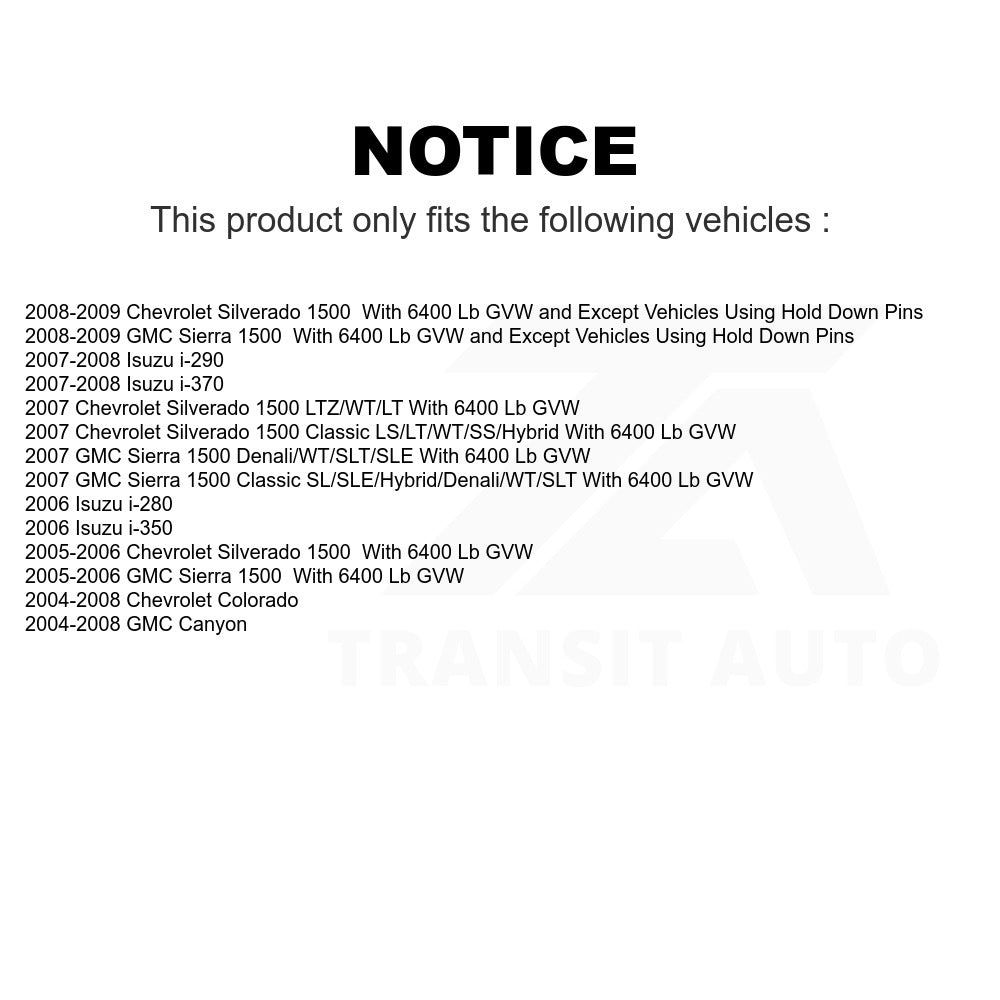 Rear Drum Brake Wheel Cylinder 14-WC370180 For Chevrolet Silverado 1500 GMC Sierra Colorado Classic Canyon Isuzu i-290 i-280 i-370 i-350