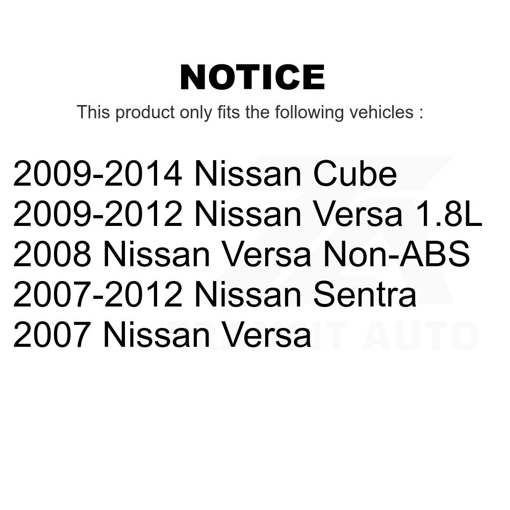 Rear Drum Brake Wheel Cylinder 14-WC370212 For Nissan Sentra Versa Cube