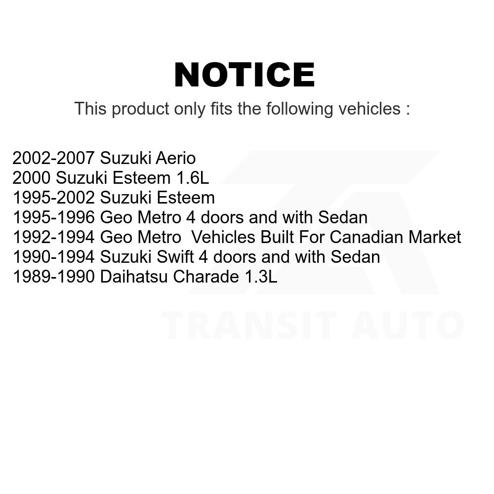 Rear Drum Brake Wheel Cylinder 14-WC37962 For Suzuki Aerio Geo Metro Esteem Swift Daihatsu Charade